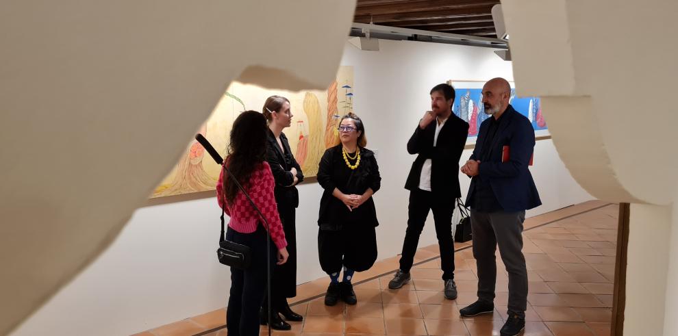 Inauguración de la exposición 'Confluencias' en el Museo Juan Cabré de Calaceite