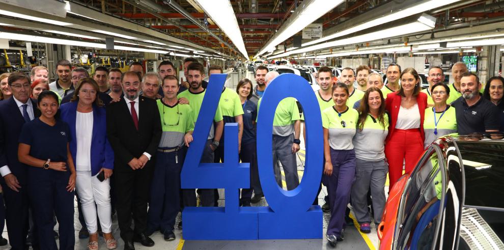 40 aniversario de la apertura de la planta de automoción de Figueruelas