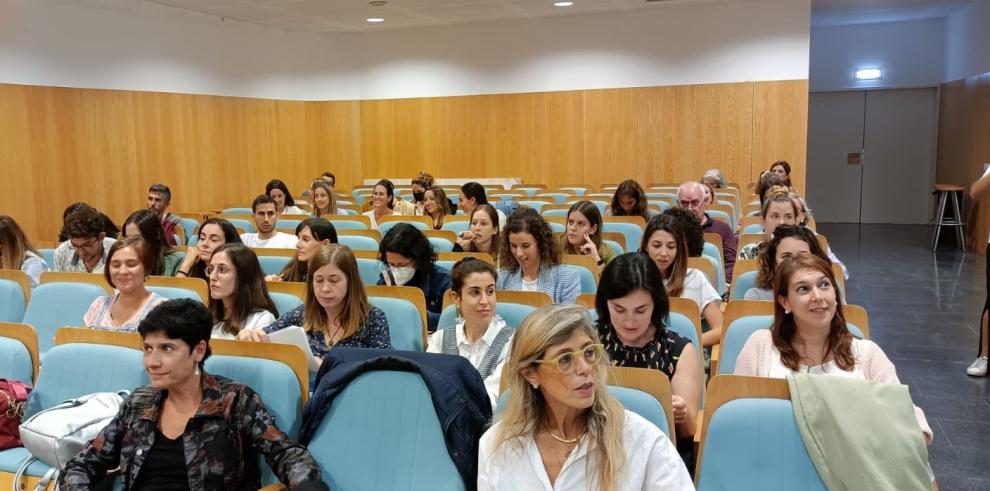 Imagen de las enfermeras durante el acto