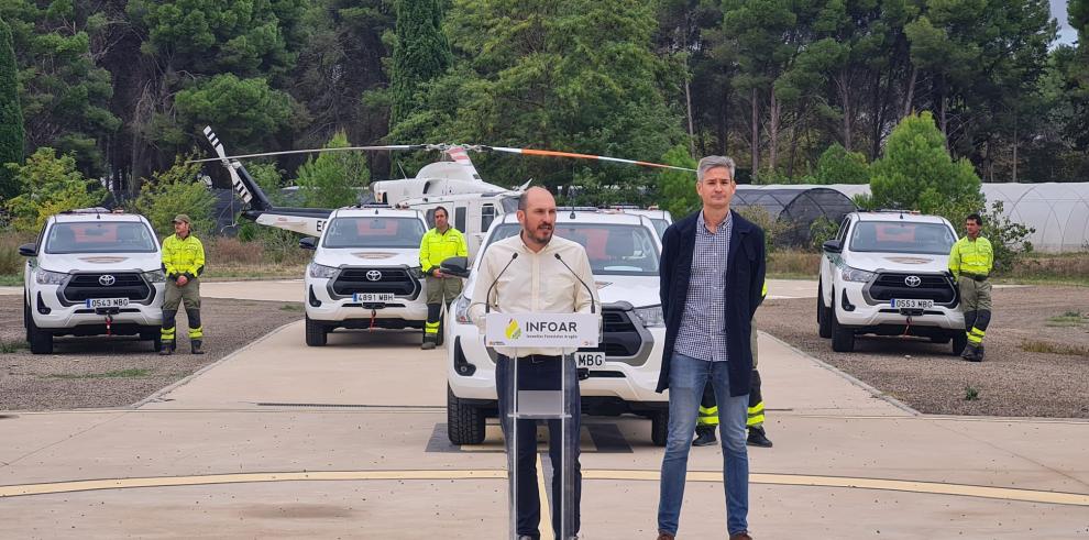 Diego Bayona en la presentación del balance de final de campaña de incendios forestales 2022.