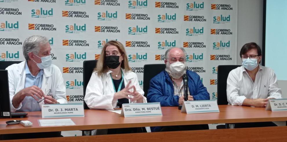 Imagen de la rueda de prensa realizada en el HUMS