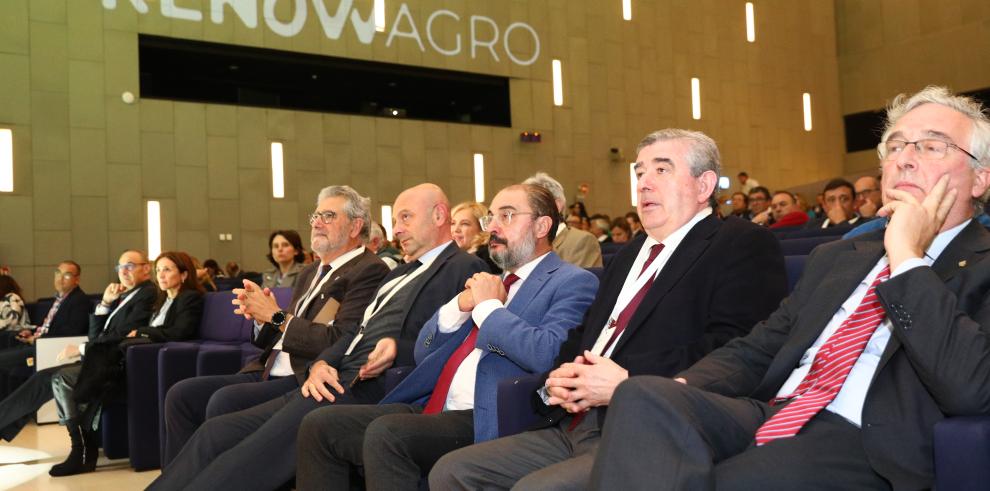 El  Presidente de Aragón, Javier Lambán, clausura el "I Encuentro Internacional Renowagro