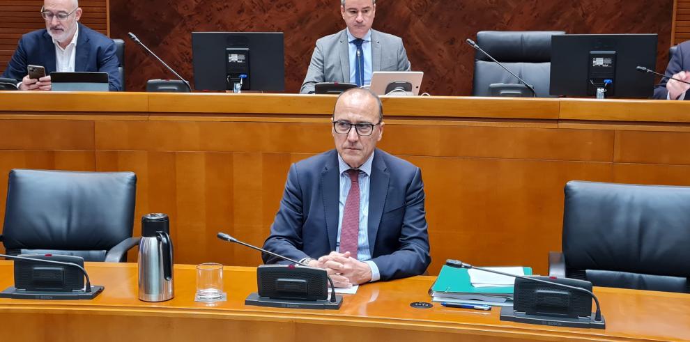 Comparecencia del consejero Felipe Faci para presentar los presupuestos de su departamento para 2023