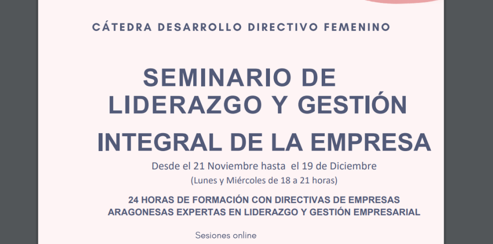 Seminario de la Cátedra de Desarrollo Directivo Femenino