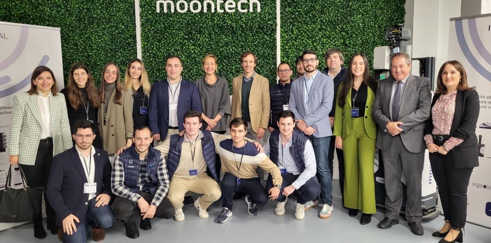 Marta Gastón en la inauguración de Moontech en CEEIARAGON