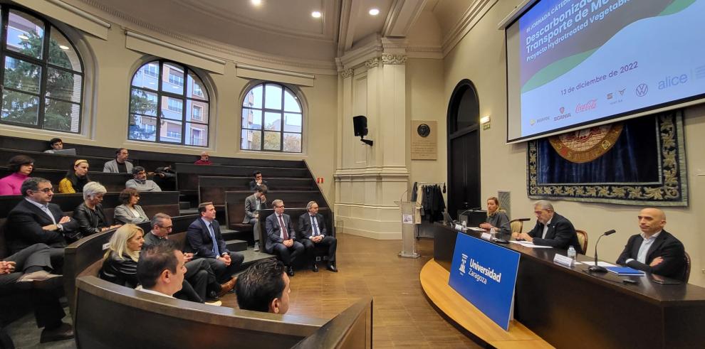 Marat Gastón en la inauguración de la III Jornada de la Cátedra Sesé