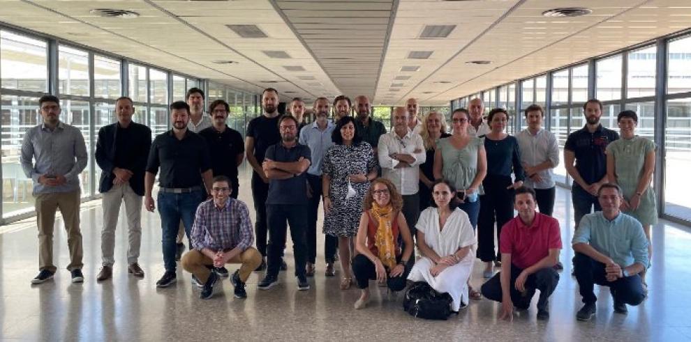 Participantes del proyecto, reunidos en la Universidad Politécnica de Valencia.