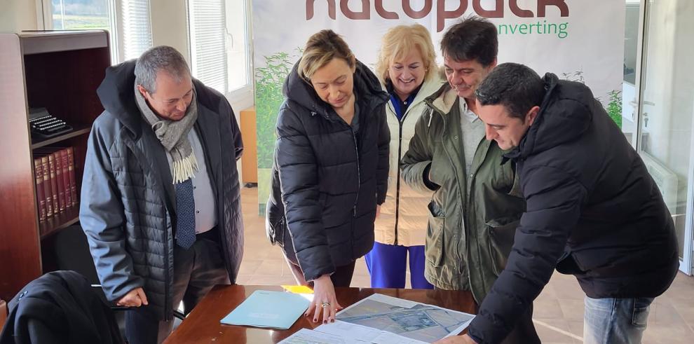 Visita Marta Gastón al nuevo proyecto empresarial de Puente de la Reina 4