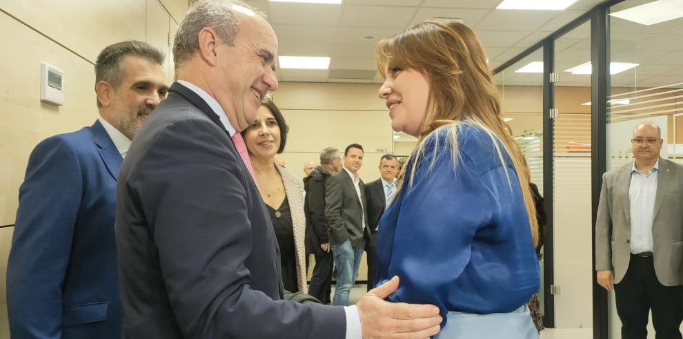 Las nuevas instalaciones del Aula de Fraga se han inaugurado hoy.