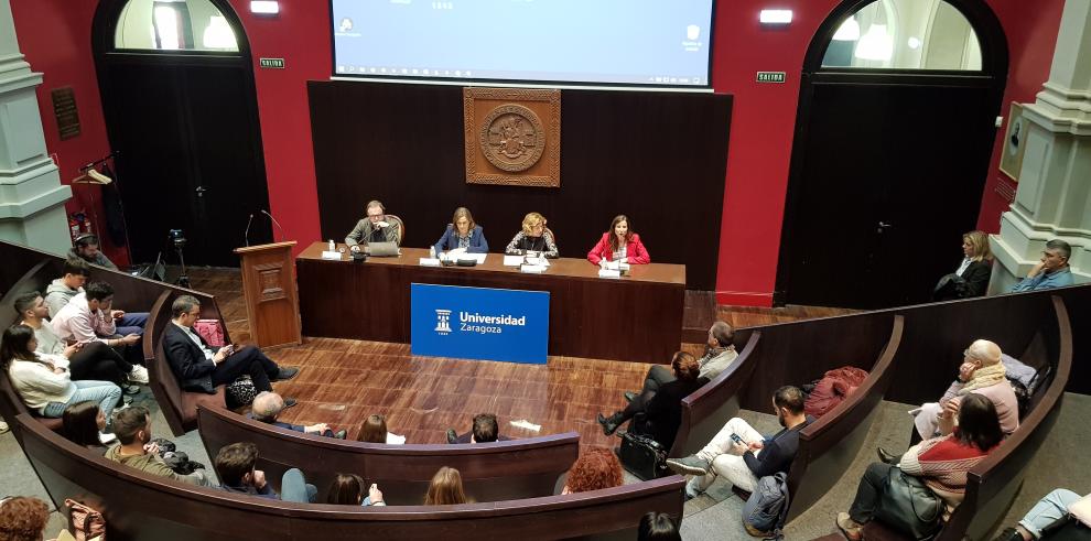 Broto, durante el acto de clausura de las jornadas