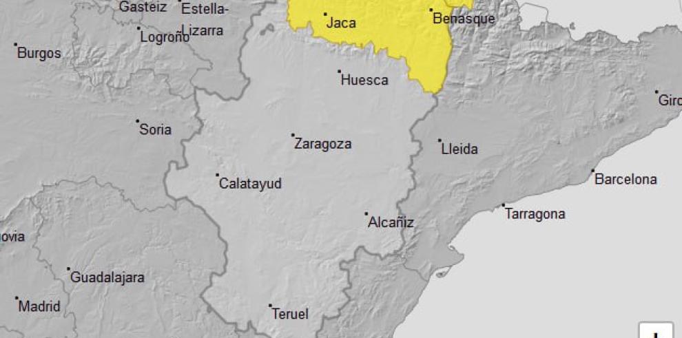 Aviso amarillo por riesgo de aludes