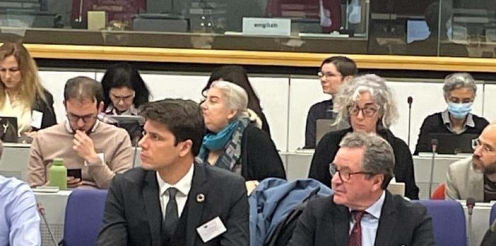 Fermín Serrano y Carlos Gómez en Bruselas