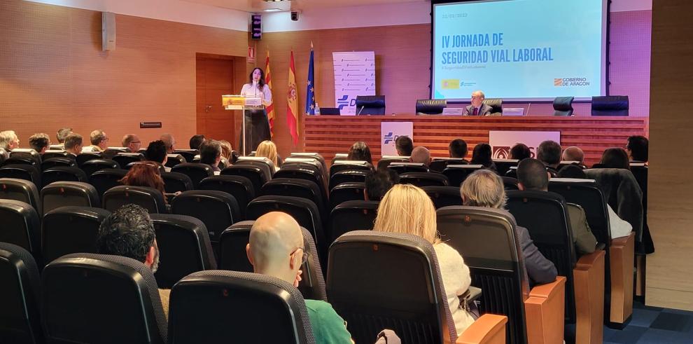 Soledad de la Puente en la inauguración de la IV Jornada de Seguridad Vial Laboral