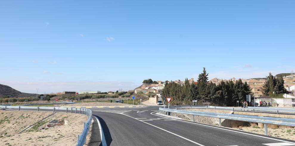 Inauguración de las obras de la carretera de Castejón de Valdejasa