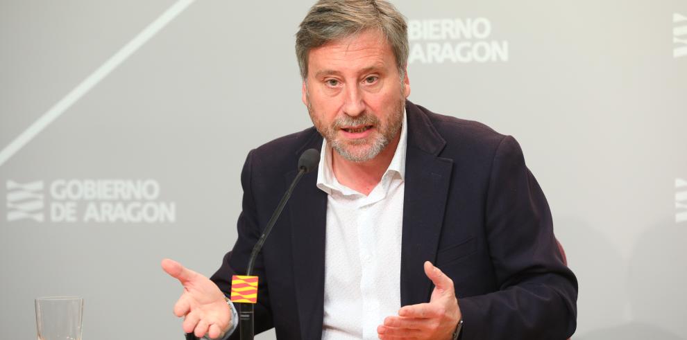 Presentación de la licitación del Plan Extraordinario de Carreteras de Aragón