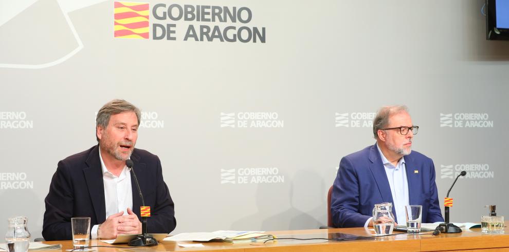 Presentación de la licitación del Plan Extraordinario de Carreteras de Aragón