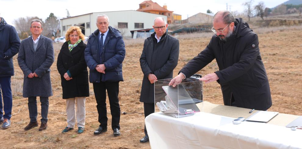 Primera piedra de la residencia de mayores de Ateca