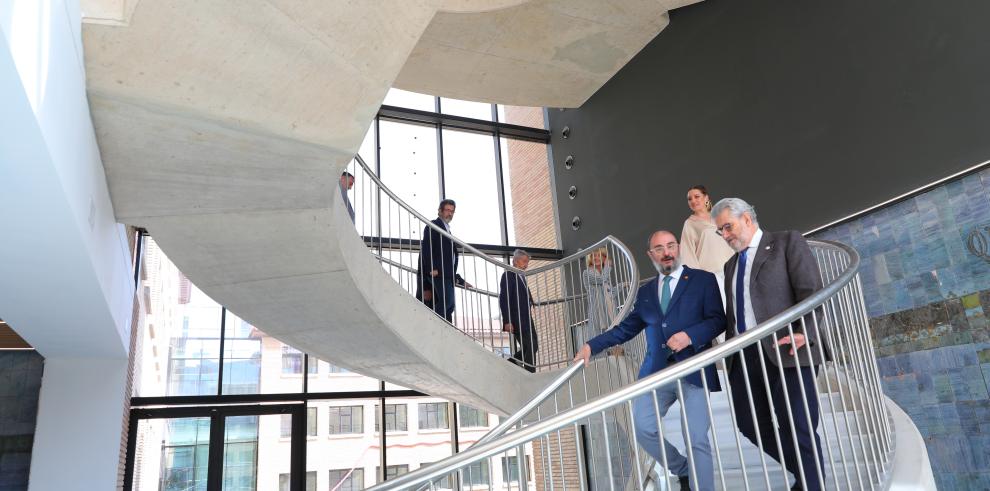 Presentación de las obras del edificio de la Facultad de Filosofía y Letras