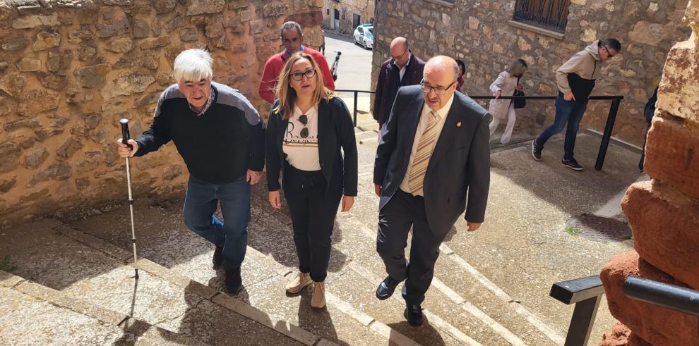 Mayte Pérez visita Monterde y Ródenas