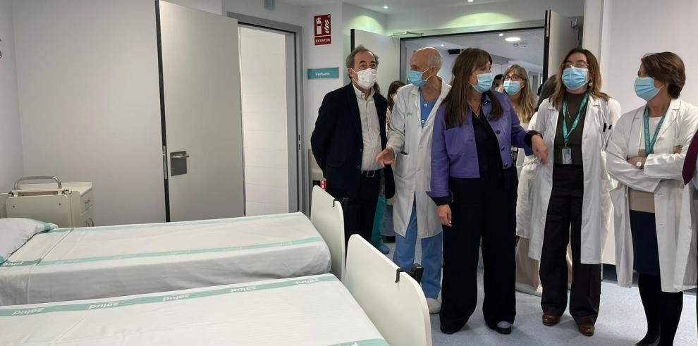 Repollés en una de las salas de la nueva Unidad