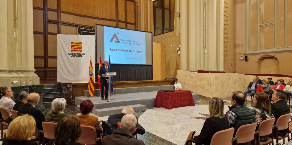 Nombramiento de Académicos de Honor 2023 de la Academia de las Artes y el Folclore y la Jota de Aragón