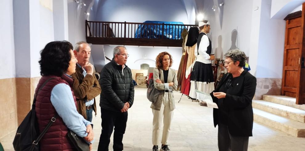 Restauración del interior de la iglesia de San Antón, en Tauste