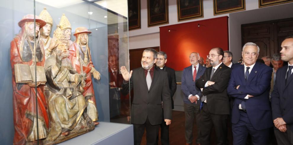 Inauguración de la exposición sobre el Papa Luna en el 600 aniversario de su muerte