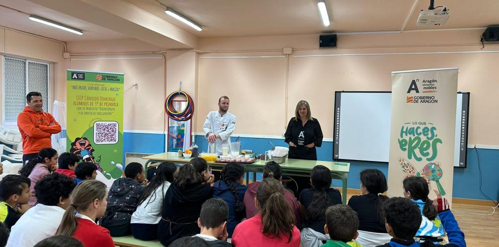 Carmen Urbano ha participado en el taller impartido por el cocinero Rubén Martín.