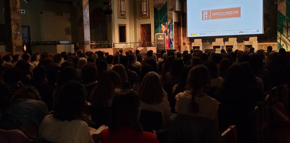 Gastón en las jornadas técnicas de Inspección de Trabajo en Zaragoza