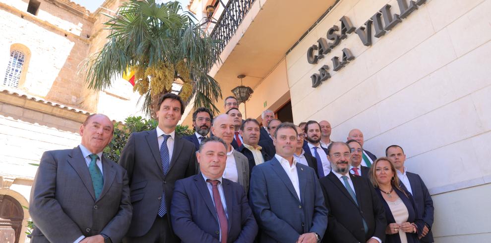 Lambán participa en la Jornada con los agentes sociales de Andorra