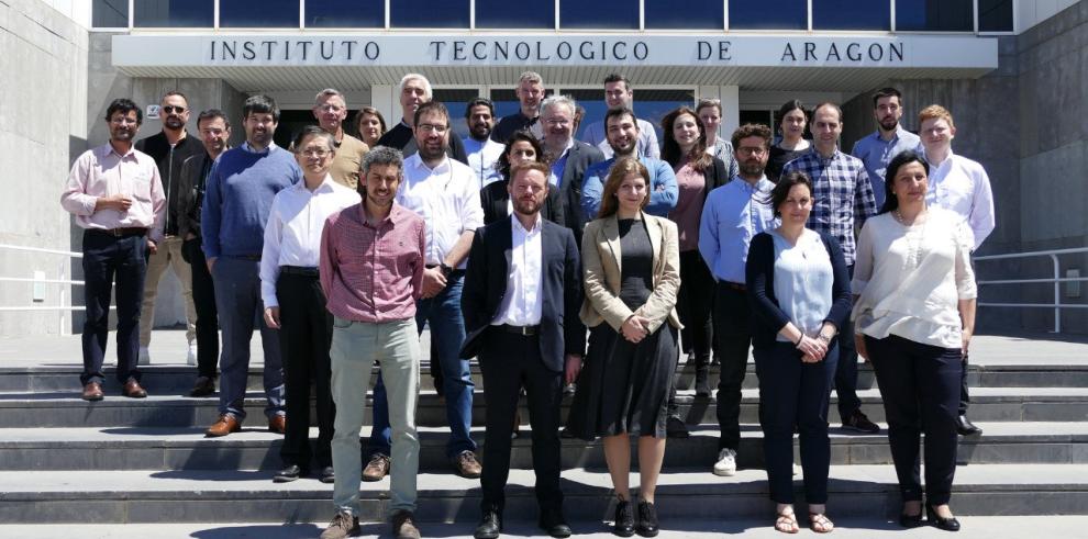 Foto de grupo de la reunión del proyecto Carbo4Power en ITAINNOVA.