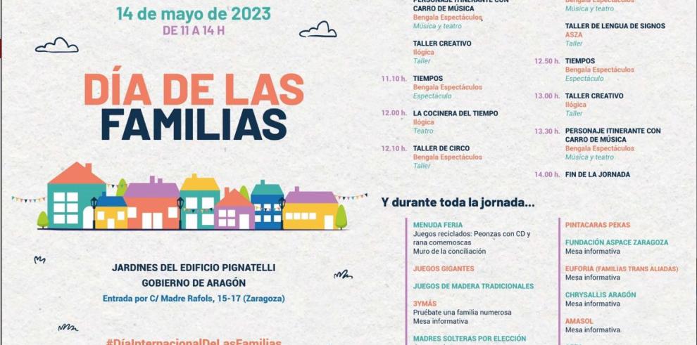 Programa y cartel del Día de las Familias
