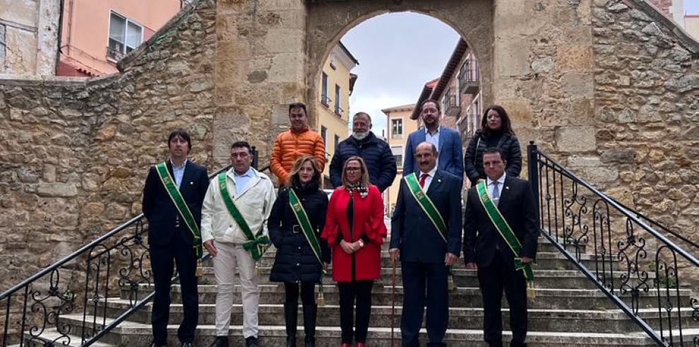 Mayte Pérez, en los actos por el día de la patrona de Cella, santa Rosina