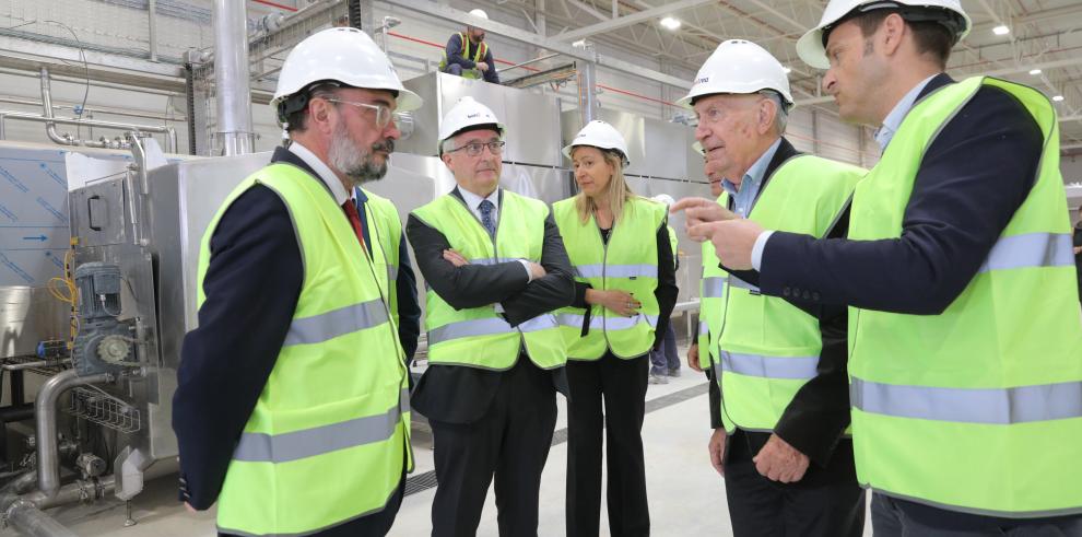 Visita a la plataforma del complejo deBonÁrea en Épila