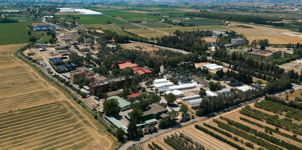 En la imagen, foto área del campus del CITA.