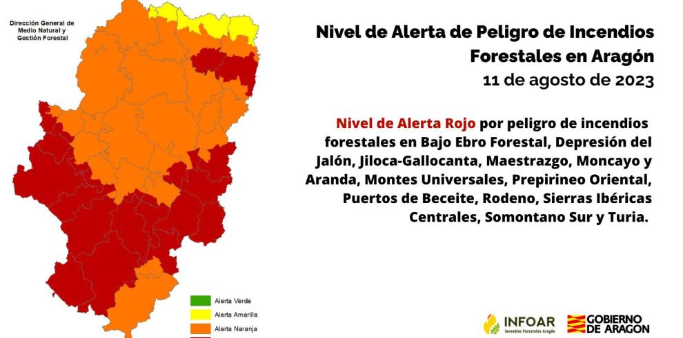 Mapa Alerta Incendios Forestales