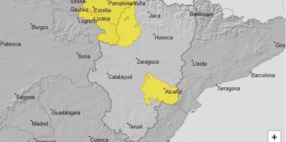 Ampliación aviso amarillo por tormentas