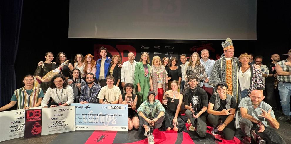 La consejera Tomasa Hernández ha participado en la clausura del Desafío Buñuel en Teruel