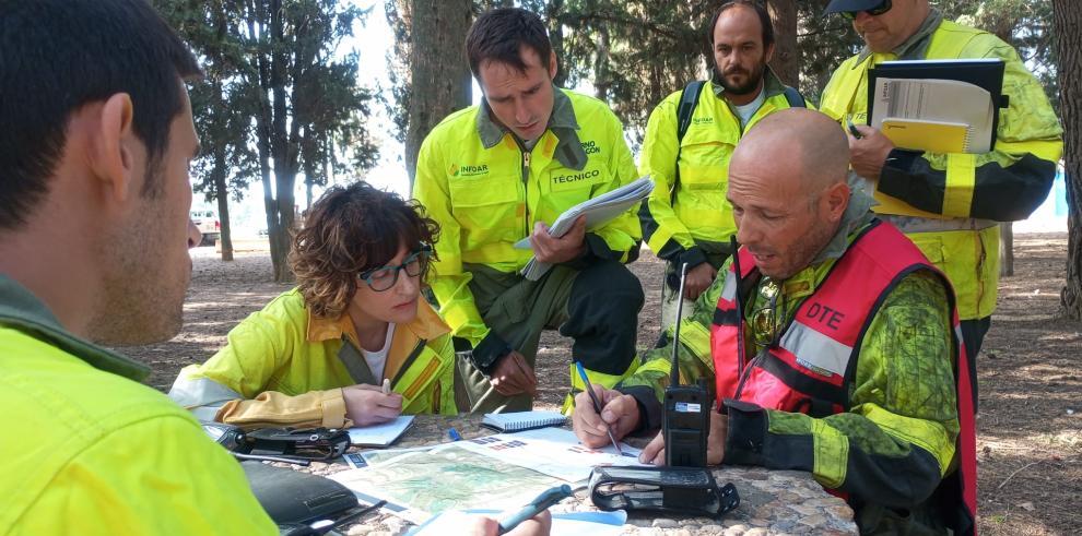 Simulacro en HUESCA