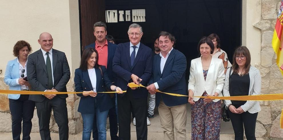 El consejero Blasco ha inaugurado hoy la Feria Ganadera de Cantavieja.
