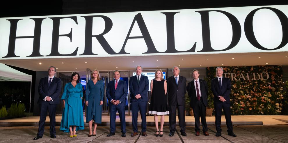 El presidente de Aragón asiste a los Premios Heraldo y Henneo 2023