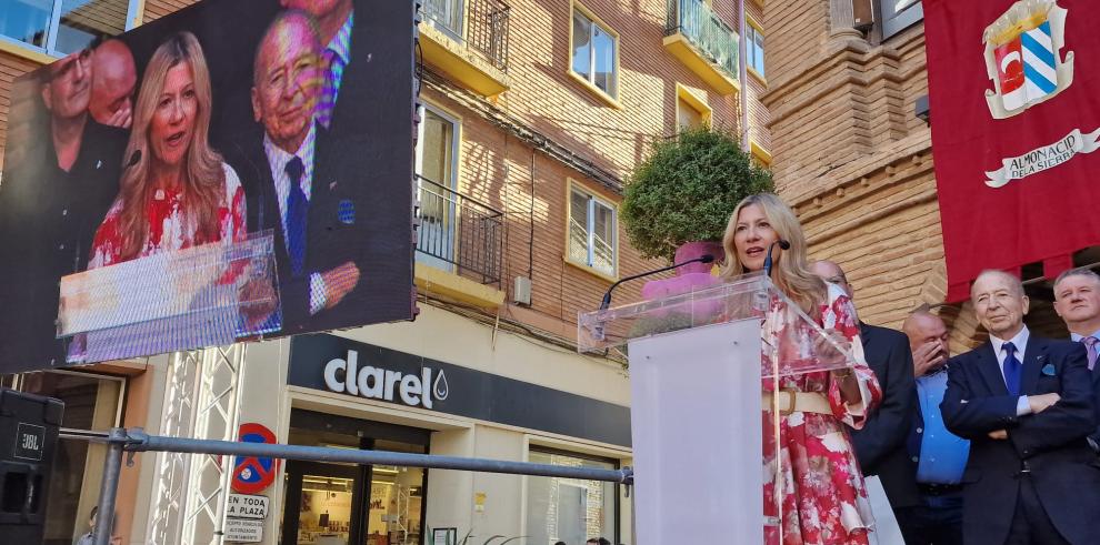 Mar Vaquero ha participado en la Fiesta de la Vendimia de Cariñena