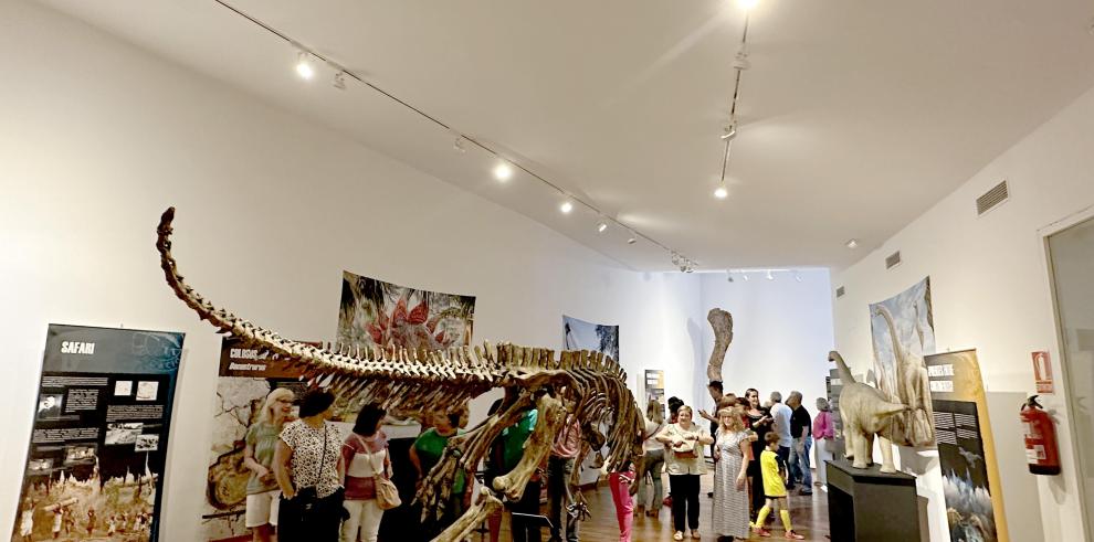La exposición 'Colosos Jurásicos' que se exhibe actualmente en Jaén.
