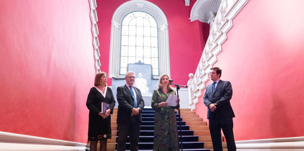 Claudia Pérez Forniés participa en la inauguración del Espacio Cajal de la Universidad de Zaragoza