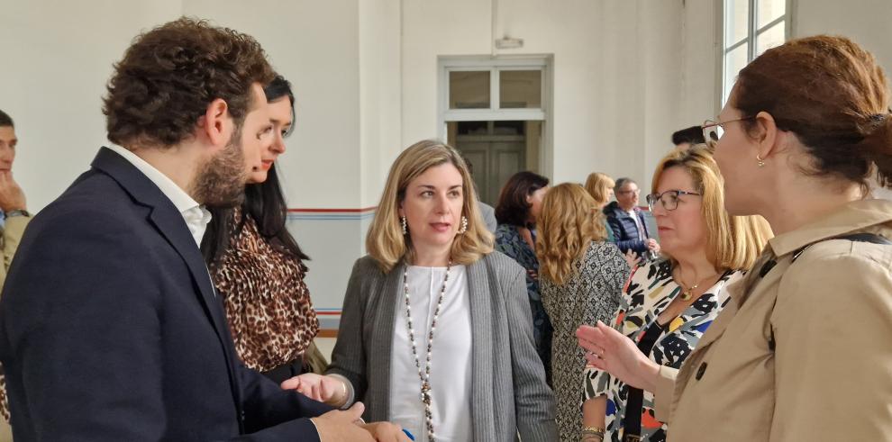 La consejera Claudia Pérez Forniés ha visitado hoy la ciudad de Huesca.