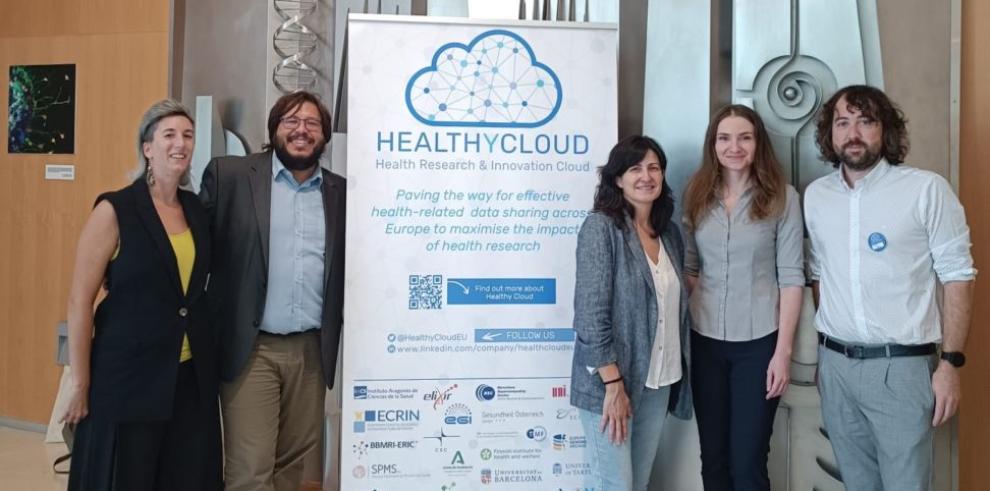 Coordinadores del proyecto HealthyCloud en el IACS, que trabaja en la estrategia sobre datos de salud de los europeos