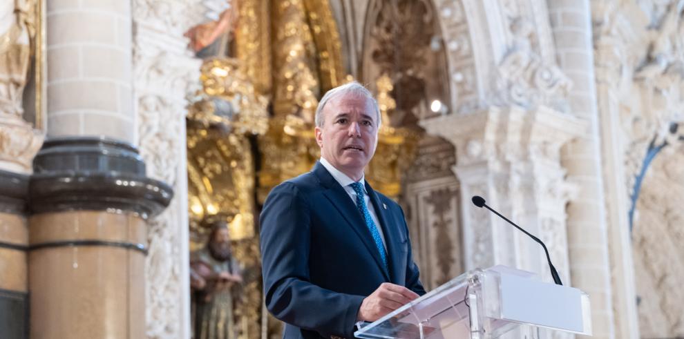 El presidente participa en el XXV aniversario de la reapertura de la Seo y del acceso femenino a la Cartuja de Aula Dei