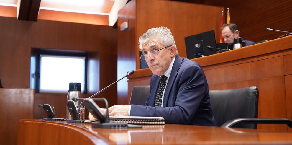 Angel Samper ha presentado los presupuestos de su departamento en las Cortes