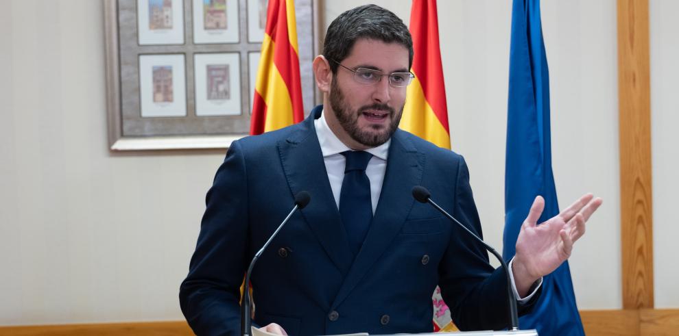 Alejandro Nolasco defiende que "los aragoneses no van a ser menos que nadie"
