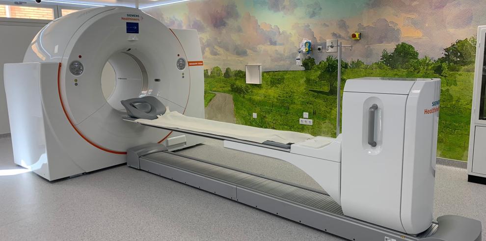 Para instalar la nueva tecnología, en la imagen, se ha realizado una obra de gran envergadura en la planta baja del hospital.